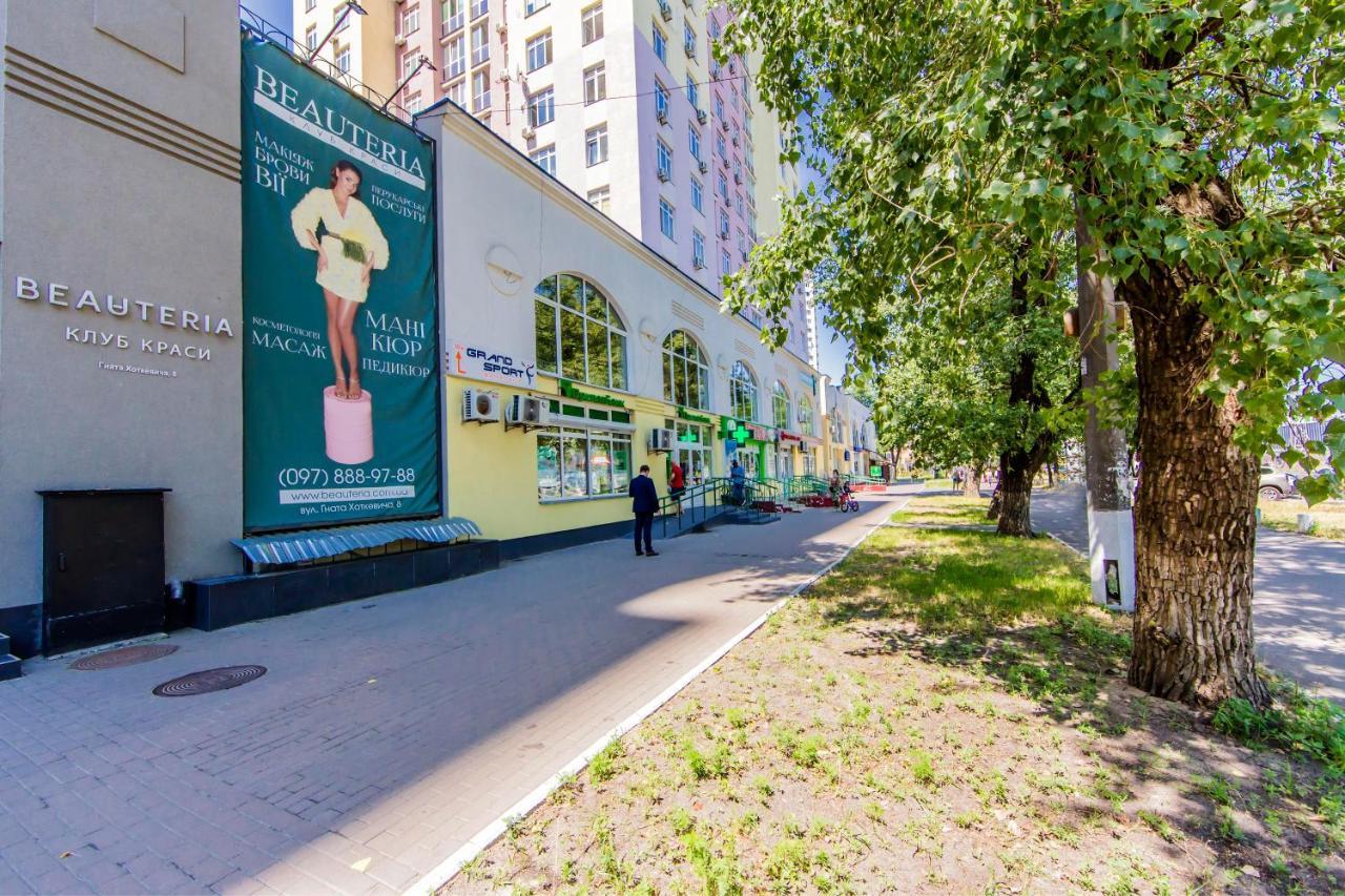 Rent-Kiev 2 Min Metro Chernihivska Lux Dış mekan fotoğraf