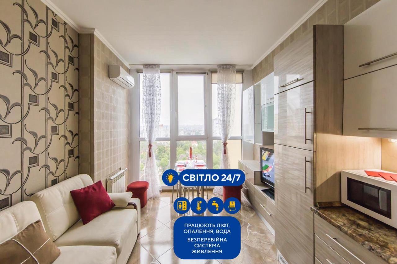 Rent-Kiev 2 Min Metro Chernihivska Lux Dış mekan fotoğraf